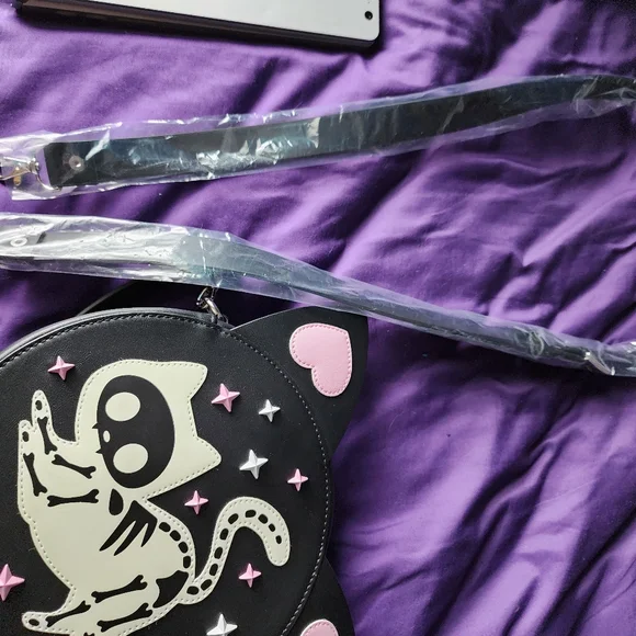 Blackmilk Skelecats Handbag - Picture 6 of 6